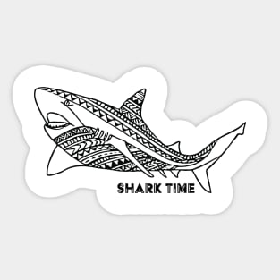 Shark Time Sticker